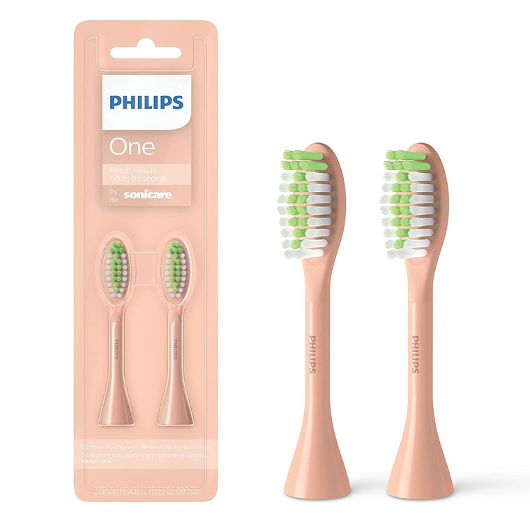 Philips One by Sonicare 2pk Brush Heads, Shimmer BH1022/05