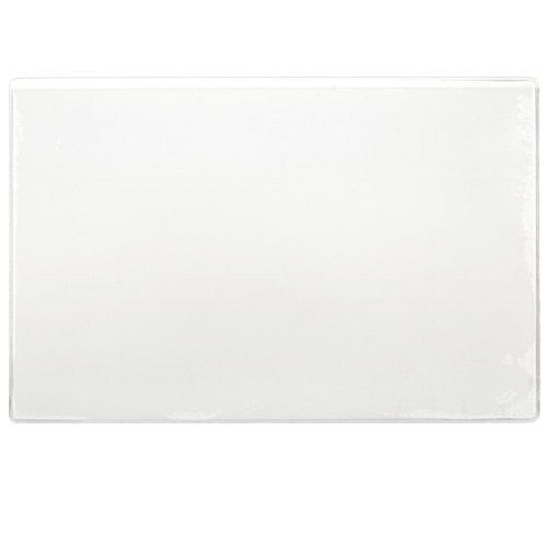 StoreSMART - Peel & Stick Pocket - 6" x 9 1/2" Open Long Side - 10-Pack - Clear Vinyl Plastic - STB109L-10