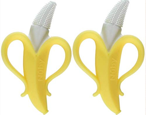 Nuby Nananubs Banana Massaging Teether (Pack of 2)