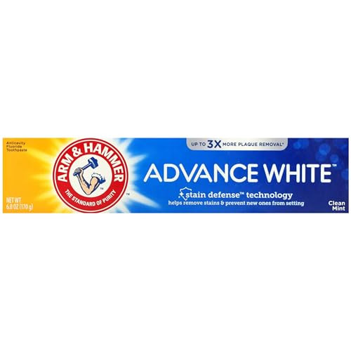 Arm & Hammer Advance White Extreme Whitening Toothpaste Clean Mint - 6 Oz- Pack of 4