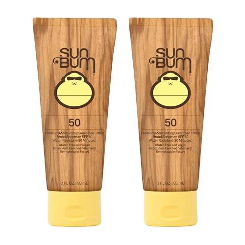 Sun Bum Original Spf 50 Sunscreen Lotion Vegan and Hawaii 104 Act Compliant (Octinoxate & Oxybenzone Free) Broad Spectrum Moisturizing UVA/UVB With V
