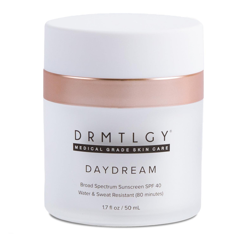 DRMTLGY Day Dream Sunscreen & Face Moisturizer SPF 40  Water & Sweat-Resistant Sunscreen for Sensitive Skin  UVA/UVB Protection, Skin Care & Makeup