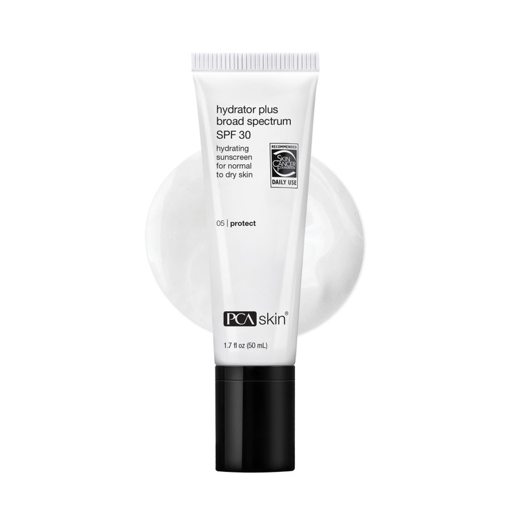 PCA SKIN Hydrator Plus Broad Spectrum SPF 30 - Oil-Free Ultra-Hydrating Face & Body Sunscreen with 5.4% Zinc Oxide (1.7 fl oz)