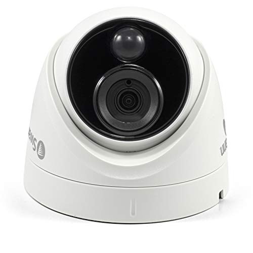 Swann PIR Dome Security Camera, 4K Ultra HD Surveillance Cam w/Night Vision, Indoor/Outdoor, Heat & Motion Sensing, Add to DVR, SWPRO-4KMSD