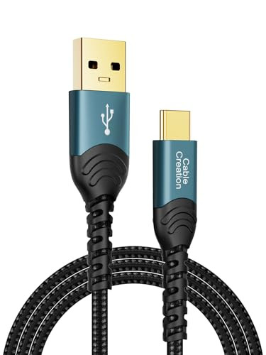 CableCreation USB C Cable?2pcs 3.3FT?, USBA to USBC Fast Charging Braided Type C Data Cord for Power Bank, Galaxy S23, iPad Pro iPad mini, iPad Pro,i