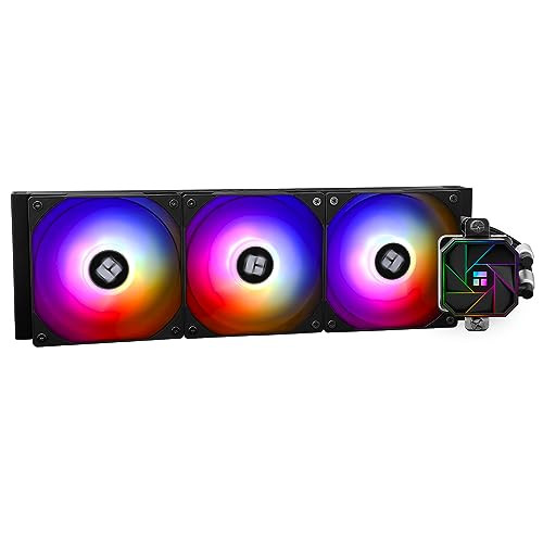 Thermalright Aqua Elite 360 V3 Water Cooling CPU Cooler, 3 PWM ARGB Fans with S-FDB Bearings,Efficient PWM Controlled Pump,for AMD/AM4/AM5, Intel LGA