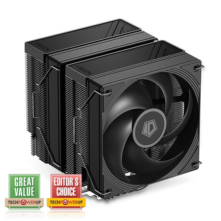 ID-COOLING FROZN A620 PRO SE - Blackout Dual-Tower Air CPU Cooler, 6×?6mm Heatpipes, Dual 120x120x25mm Quiet Fans, Intel LGA1700/1851/1200/115X; AMD