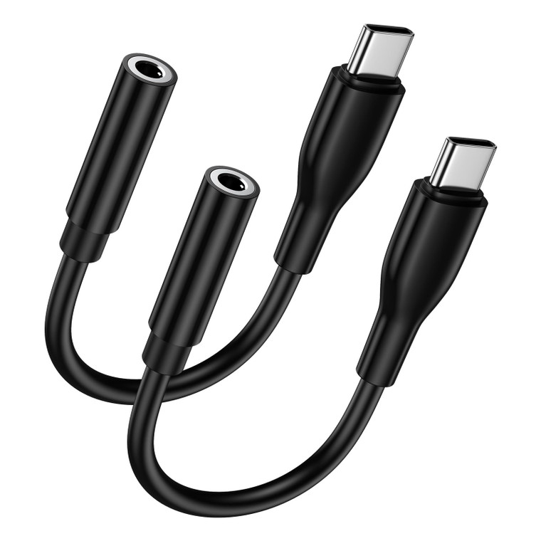 USB C to 3.5mm Headphone Adapter for Samsung Galaxy S25 Ultra S24 FE A17 5G A16 A56 A15 A54 A35 S23,Type C to Audio Aux Jack Adapter Dongle Cord for