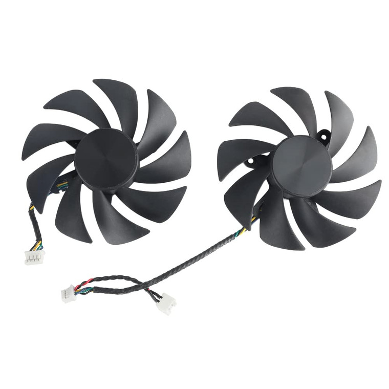 inRobert PLA09215B12H Graphics Card Fan Replacement for OEM Dell RTX 3060 3070 3080 3090 Video Card Cooling Fan Replace (Fan-AB)