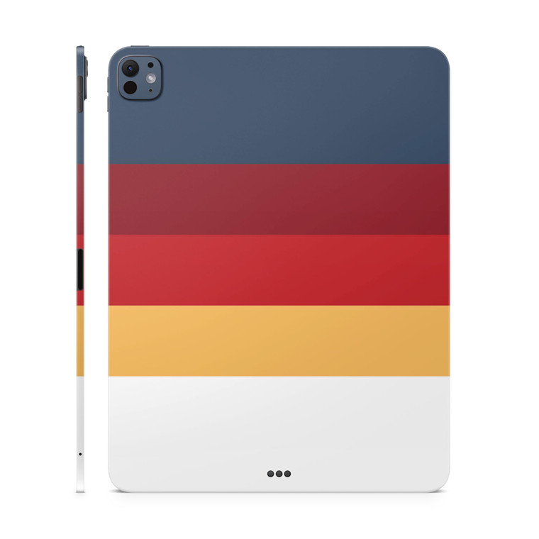 Skin Compatible with Apple iPad Pro 13 (M4) 2024 - Vintage Lines - Premium 3M Vinyl Protective Wrap Decal Cover - Easy to Apply | Crafted in The USA