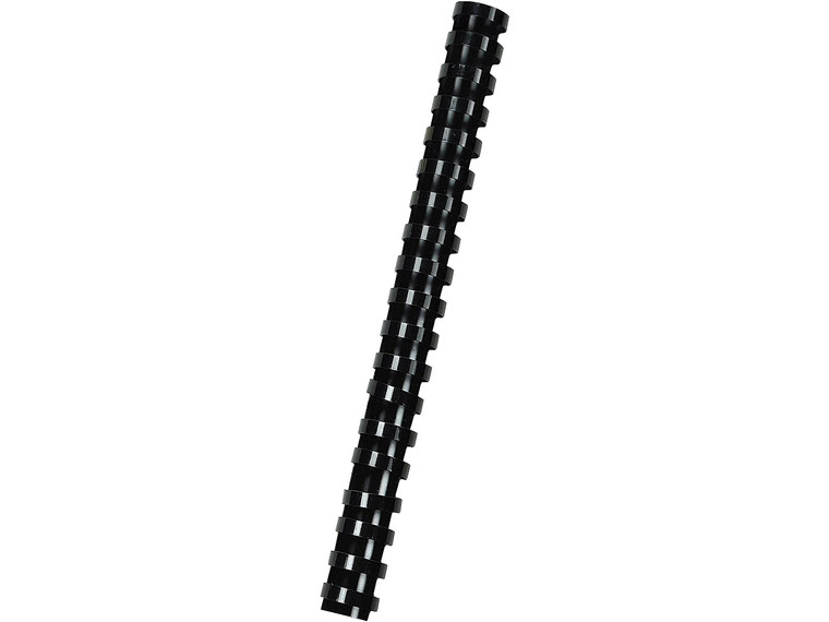 Fellowes Plastic Comb Binding Spines, 1 1/2 Inch Diameter, Black, 340 Sheets, 50 Pack (52368)