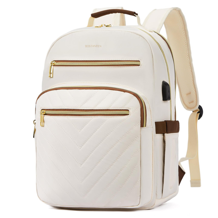 BOSTANTEN 15.6 Inch Laptop Backpack for Women- College Teacher Computer Bag Travel Backpack Purse