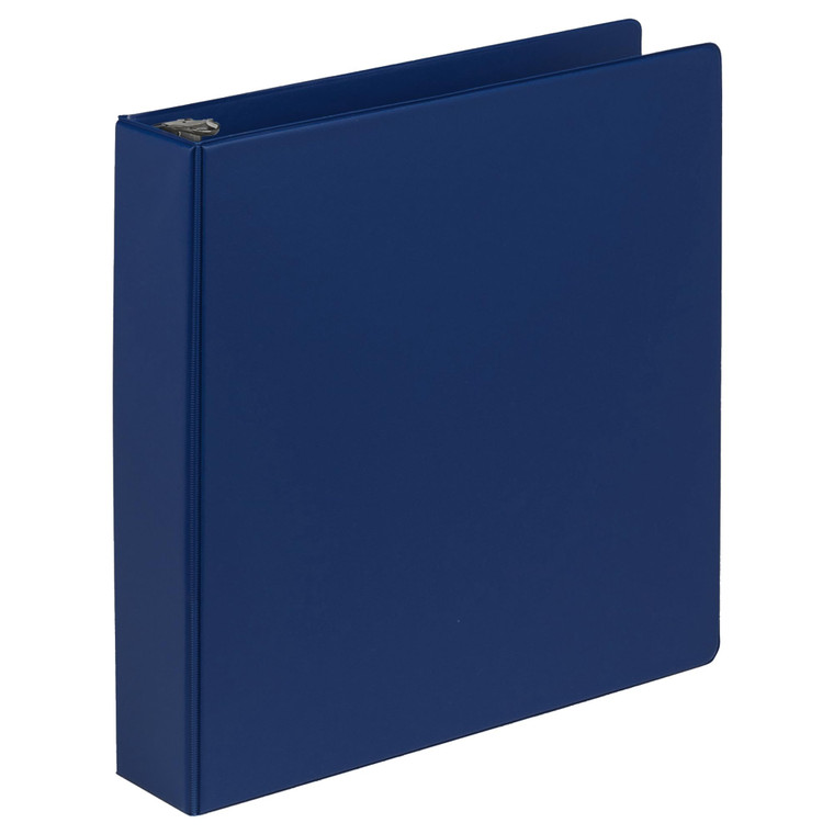 Samsill 2 Inch Document Storage Binder, Made in USA, FSC 100% Recycled Chipboard, Round Ring, 3 Ring Binder, Navy