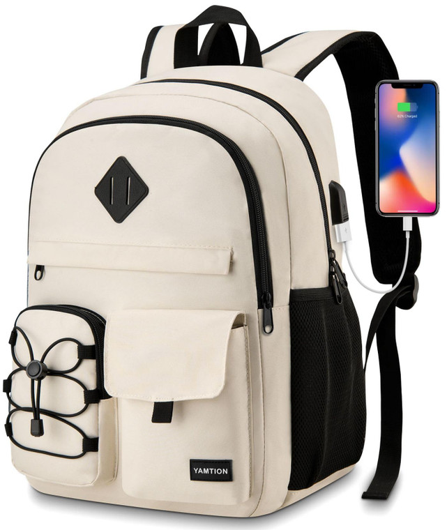 YAMTION School Backpack for Women,Bookbag for Teen Girls Backpack College Laptop School Bags,Mochilas Mujer Morrales Escuela