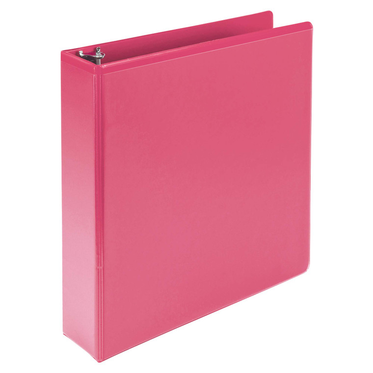 Samsill Plant-Based 2 Inch Durable Round Ring, Made in USA, View Binder, Eco-Friendly, USDA Certified Biobased, Single, Bright Pink