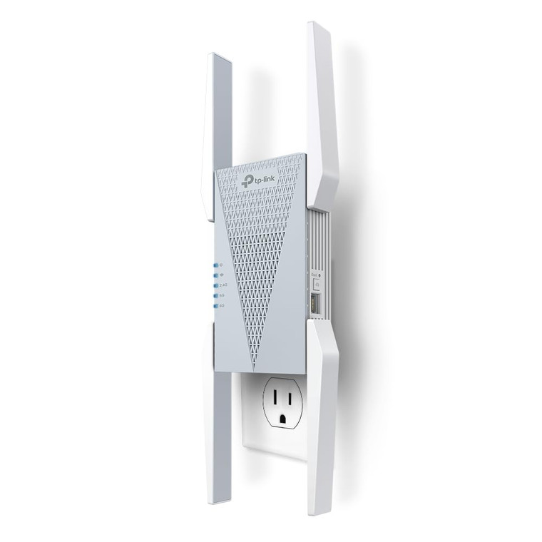 TP-Link RE813XE AXE5400 Wi-Fi 6E Range Extender w/Ethernet Port | 5.4 Gbps Tri-Band Wireless Repeater Amplifier | Up to 2800 Sq. Ft., 96 Devices | 6