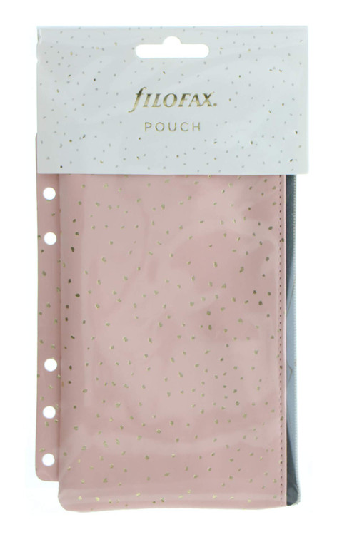 Filofax Zipper Pouch - Confetti Rose Quartz, 132709