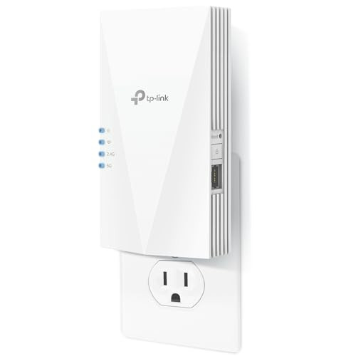 TP-Link AX1500 WiFi Extender Internet Booster(RE500X), WiFi 6 Range Extender Covers up to 1500 sq.ft and 25 Devices,Dual Band, AP Mode w/Gigabit Port