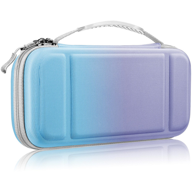 Fintie Carrying Case for Nintendo Switch OLED Model 2021/Switch 2017, [Shockproof] Hard Shell Protective Cover Travel Bag with 10 Game Card Slots & I