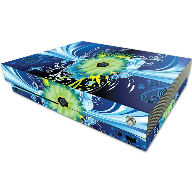 MightySkins Skin Compatible with Microsoft One X Console Only - Flower Explosion | Protective, Durable, and Unique Vinyl Decal wrap Cover | Easy to A