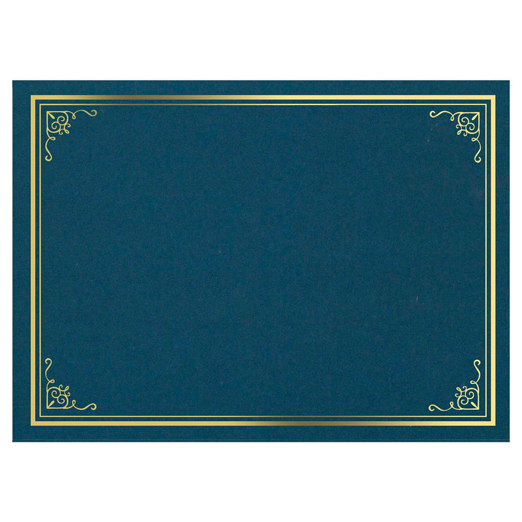Geographics Vintage Certificate Holders 8.5" x 11", Tree-Free Diploma, & Certificate Covers, Document Award Folder, Certificate Holder with Gold Foil