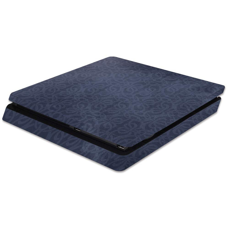 MightySkins Skin Compatible with Sony PS4 Slim Console - Charcoal Lattice | Protective, Durable, and Unique Vinyl Decal wrap Cover | Easy to Apply, R