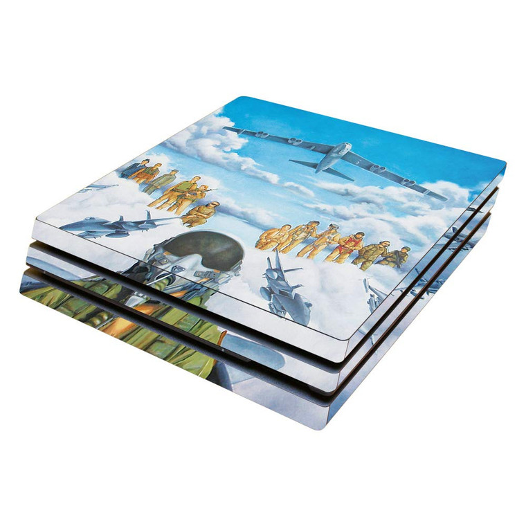 MightySkins Skin Compatible with Sony PS4 Pro Console - Fly High | Protective, Durable, and Unique Vinyl Decal wrap Cover | Easy to Apply, Remove, an