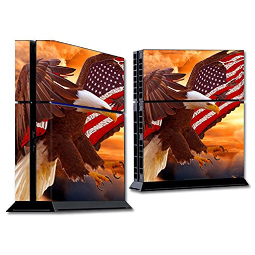 MightySkins Skin Compatible with Sony PS4 Console - Bald Eagle | Protective, Durable, and Unique Vinyl Decal wrap Cover | Easy to Apply, Remove, and