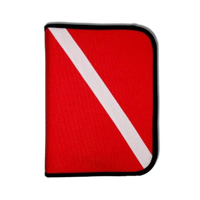 Innovative Scuba Concepts Scuba Diving Log Book - Red Cordura Diver Down Flag Three-Ring Binder