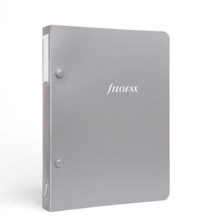 FILOFAX Personal Size Organizer Refill Storage Binder, 7.08-inch Height, Grey