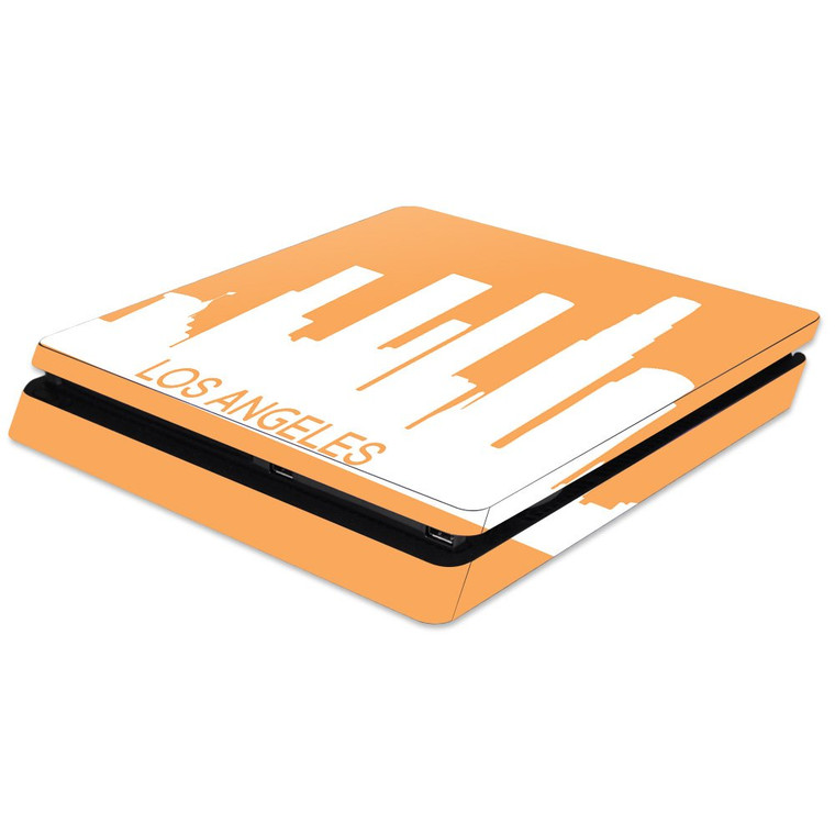 MightySkins Skin Compatible with Sony PS4 Slim Console - Los Angeles | Protective, Durable, and Unique Vinyl Decal wrap Cover | Easy to Apply, Remove