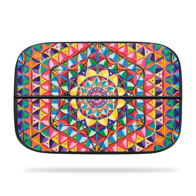 MightySkins Skin Compatible with Elgato Game Capture hd60s - Rainbow Kaleidoscope | Protective, Durable, and Unique Vinyl Decal wrap Cover | Easy to