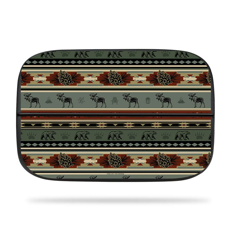 MightySkins Skin Compatible with Elgato Game Capture hd60s - Cabin Stripes | Protective, Durable, and Unique Vinyl Decal wrap Cover | Easy to Apply,