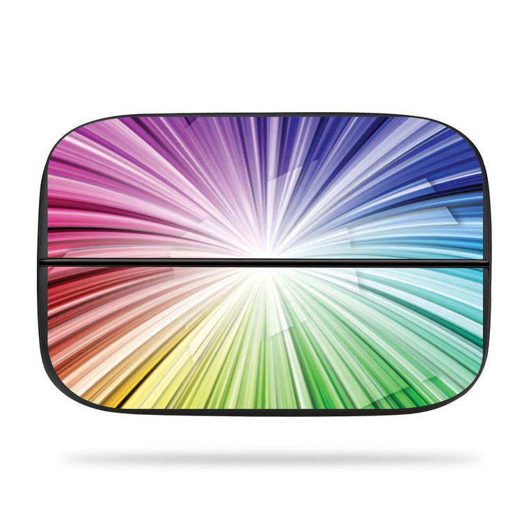 MightySkins Skin Compatible with Elgato Game Capture hd60s - Rainbow Explosion | Protective, Durable, and Unique Vinyl Decal wrap Cover | Easy to App