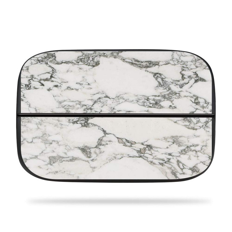 MightySkins Skin Compatible with Elgato Game Capture hd60s - White Marble | Protective, Durable, and Unique Vinyl Decal wrap Cover | Easy to Apply, R