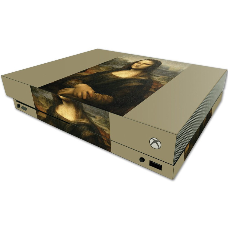 MightySkins Skin Compatible with Microsoft One X Console Only - Mona Lisa | Protective, Durable, and Unique Vinyl Decal wrap Cover | Easy to Apply, R