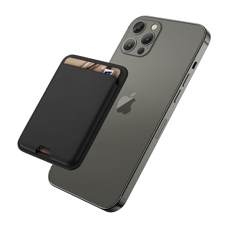 iLodn Magnetic Wallet Compatible with MagSafe for iPhone 17 16 15 14 13 12 Pro Max Air Plus Model, Mag 3 Safe Card Holder Stick on Accessories for Ce