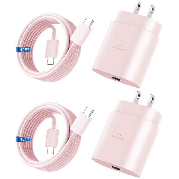 Super Fast Charger Type C, 25W USB C Wall Charger Fast Charging for Samsung Galaxy S25 Ultra/S25/S25+/S24+/S24 Ultra/S24/S24+/S23 Ultra/S22 Ultra/S21