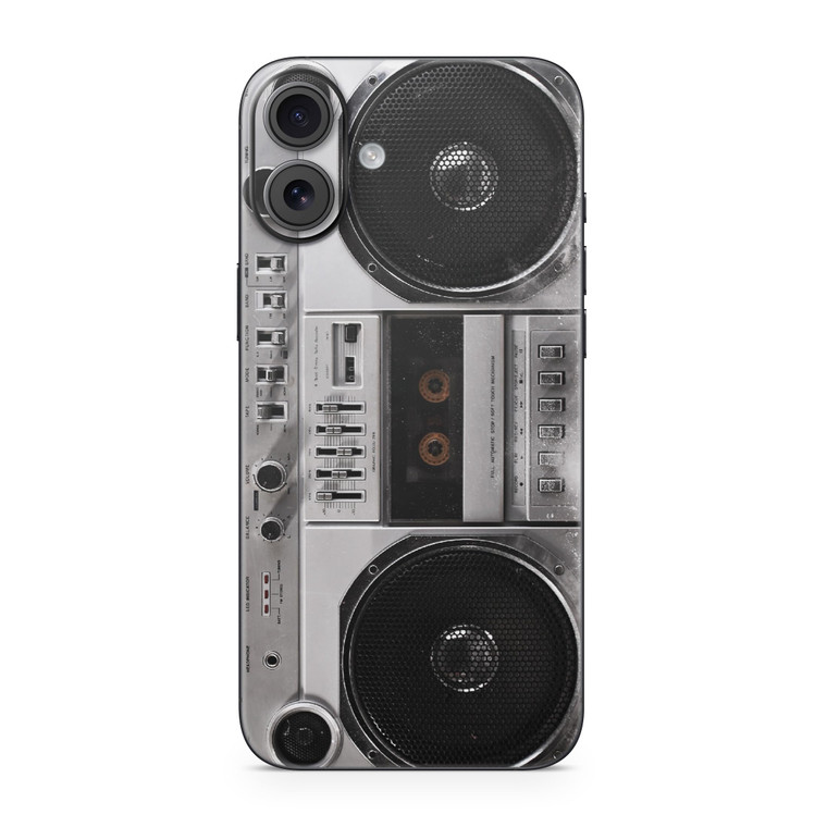 Phone Skin Compatible with Apple iPhone 16 Plus - Booming Box - Premium 3M Vinyl Protective Wrap Decal Cover - Easy to Apply | Crafted in The USA by