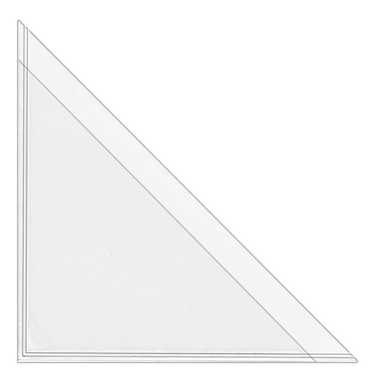 StoreSMART Peel and Stick Calendar Corners - Clear Plastic - 10 Pack - STB1336CL-10