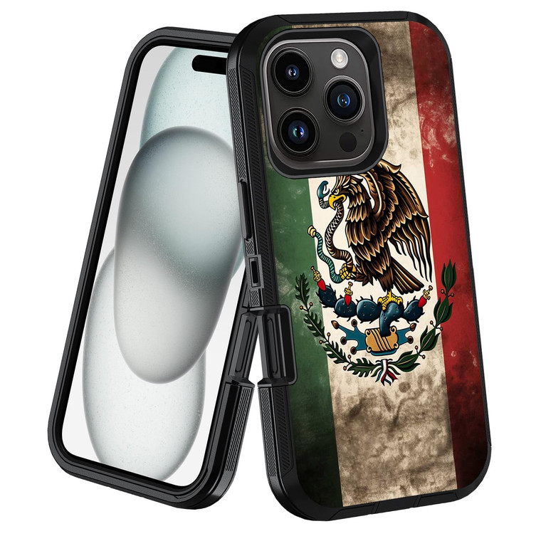 POIUYTREW Designed for iPhone 16 Pro Max Case, 3-Layer Heavy Duty [Military Grade] Dustproof Shockproof Full Body Protective Cover for iPhone 16 Pro