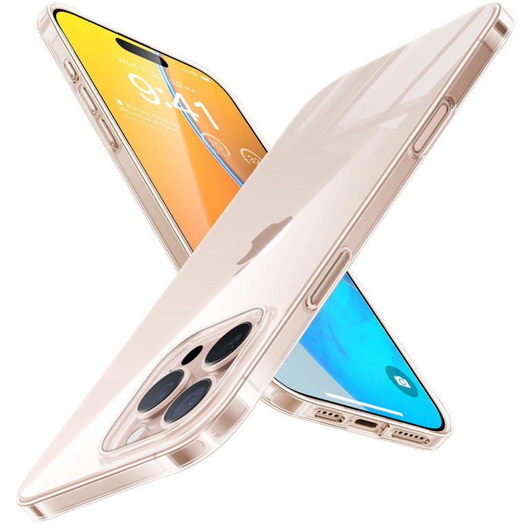 TORRAS Slim Fit for iPhone 16 Pro Max Case Clear, Ultra Thin Phone Case for iPhone 16 Pro Max, Non Yellowing Anti-Scratch Hard Plastics Lightweight i