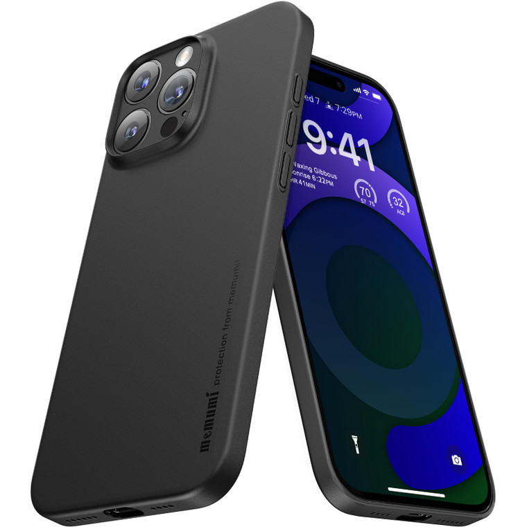 memumi Lightweight for iPhone 16 Pro Max Ultra Slim Case, [ONLY 0.3mm] Matte Finish Hard Cover for iPhone 16 Pro Max Thin Case Minimalist Design with
