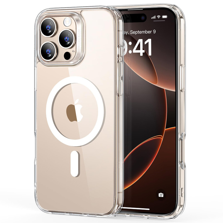 ESR for iPhone 16 Pro Case Clear, Compatible with MagSafe, Magnetic Slim Phone Case for iPhone 16 Pro, Camera Protection, Shockproof Thin Cover, Resi