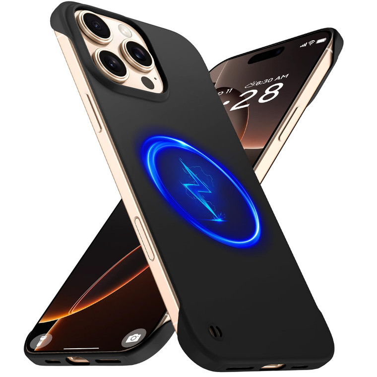 GRECAZO Magnetic Slim Case Fit for iPhone 16 Pro Max Phone Case 6.9"(2024) Ultra-Thin Lightweight Durable Frameless Matte Hard for MagSafe Cover Case