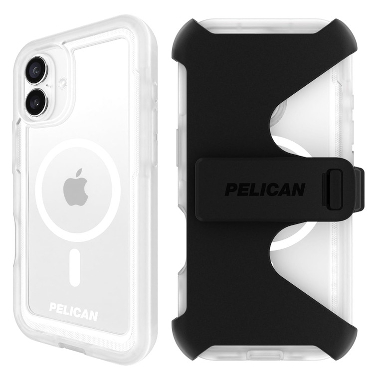 Pelican Voyager iPhone 16 Plus Case [Compatible with MagSafe] Rugged Phone Case w/ 18ft Military-Grade Drop Protection - Heavy Duty Phone Cover w/Bel