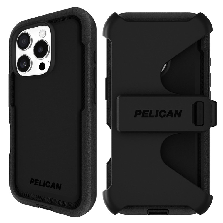 Pelican Voyager iPhone 16 Pro Case [Compatible with MagSafe] Rugged Phone Case w/ 18ft Military-Grade Drop Protection - Heavy Duty Phone Cover w/Belt