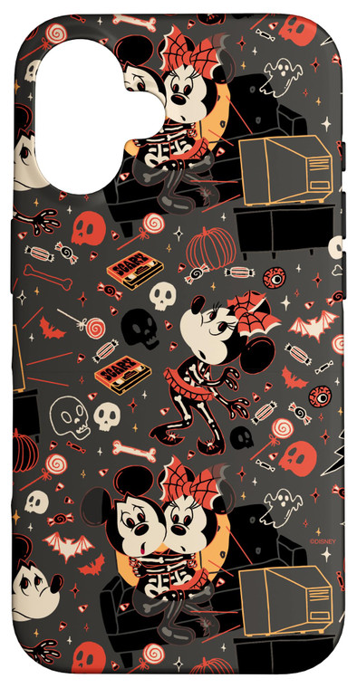 iPhone 16 Disney Mickey Mouse & Minnie Mouse Scary Sweet Halloween Case