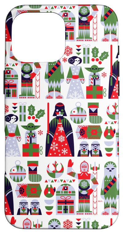 Star Wars Good & Bad Nordic Print Christmas Holiday Case for iPhone 16 Pro Max
