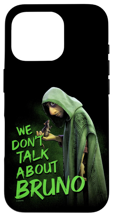 iPhone 16 Pro Disney Encanto We Don't Talk About Bruno Quote Case